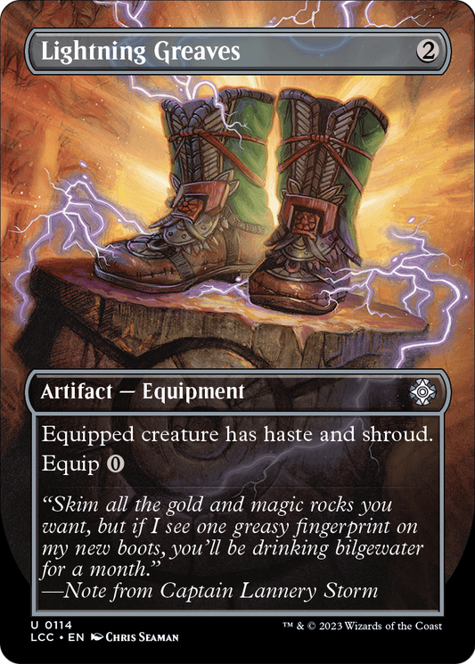 Lightning Greaves MTG proxy card
