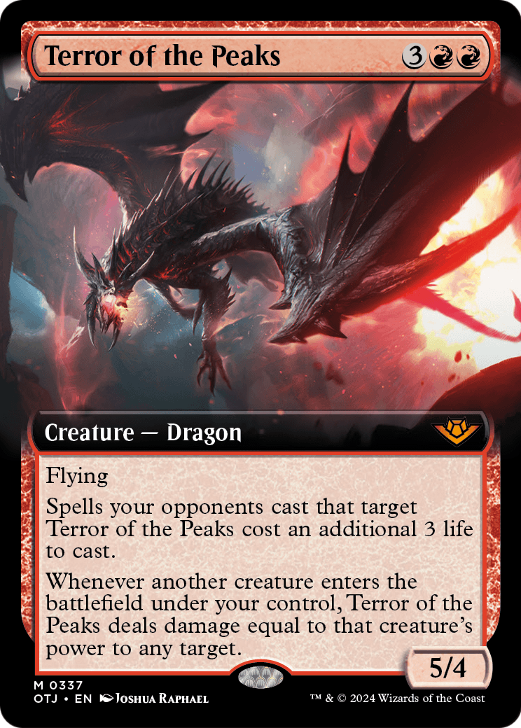 Terror of the Peaks MTG proxy card