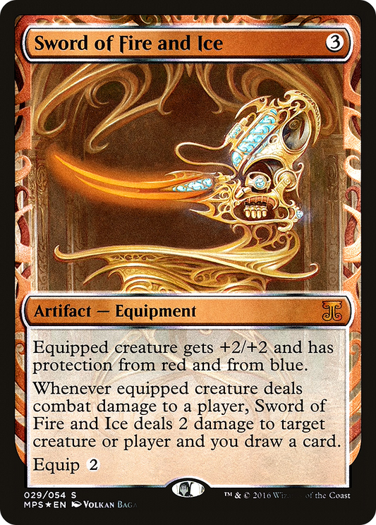 Sword of Fire and Ice MTG proxy card