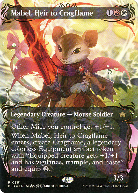 Mabel, Heir to Cragflame MTG proxy card