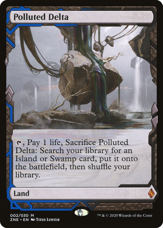 Polluted Delta MTG proxy card