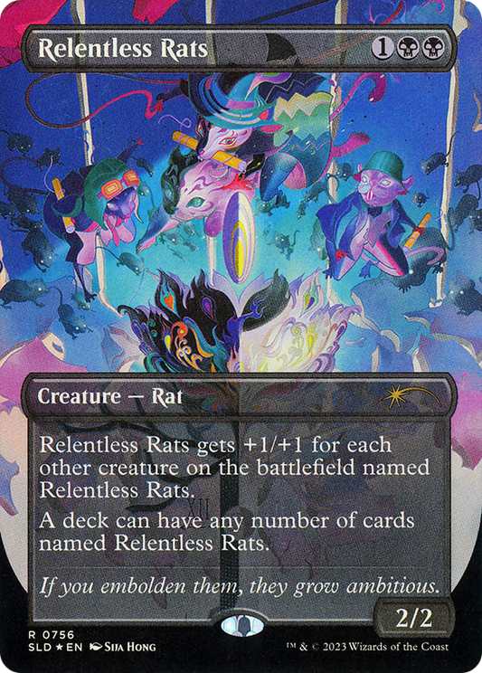 Relentless Rats MTG proxy card