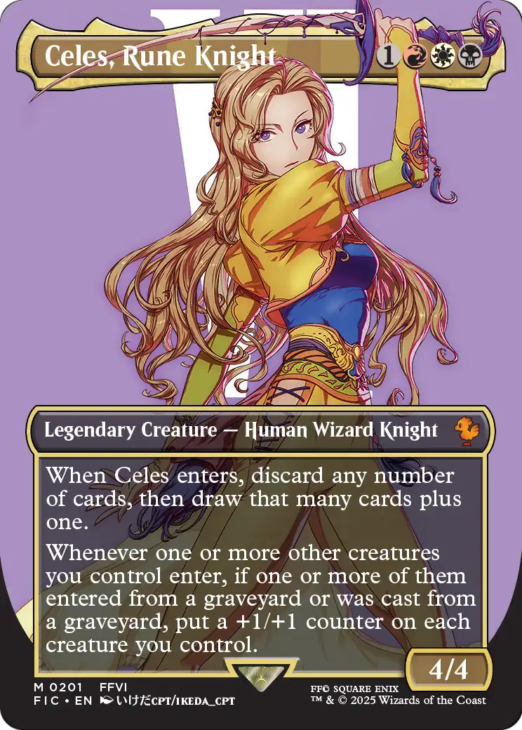 Celes, Rune Knight MTG proxy card