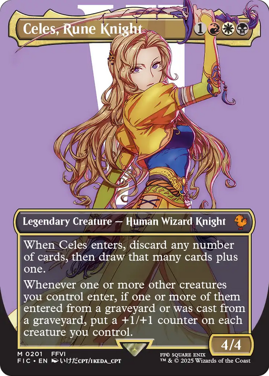 Celes, Rune Knight MTG proxy card