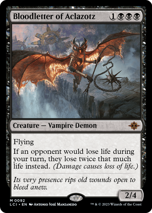 Bloodletter of Aclazotz MTG proxy card
