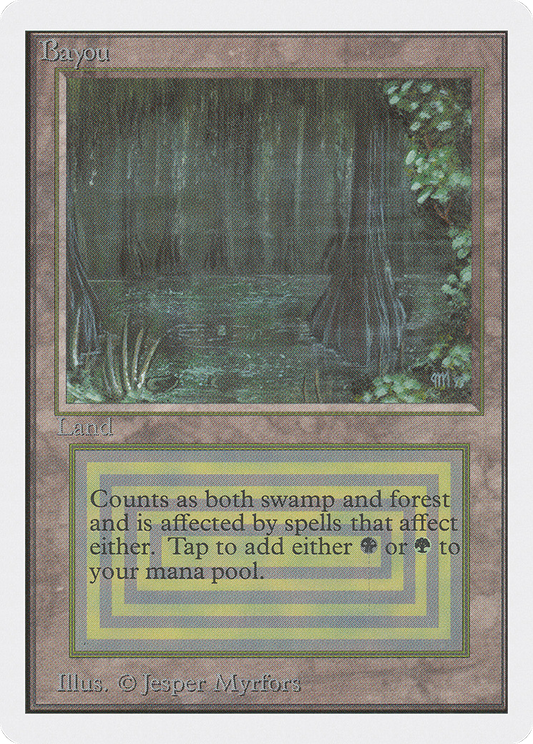 Bayou MTG proxy card