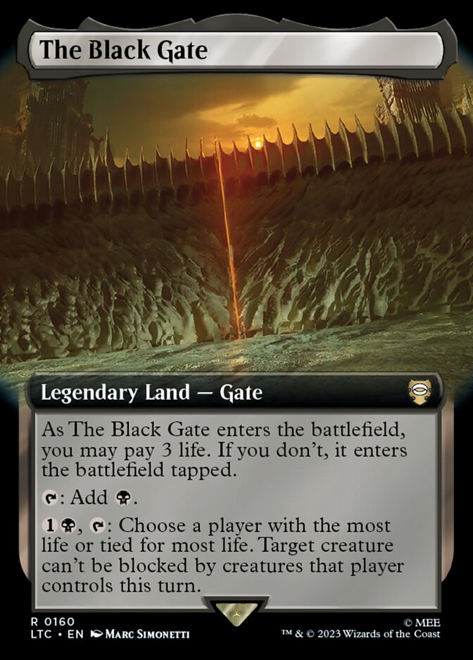 The Black Gate MTG proxy card