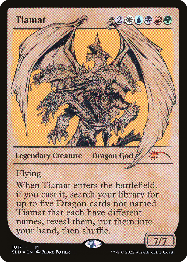 Tiamat MTG proxy card