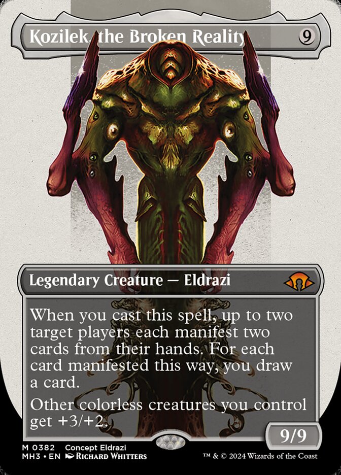 Kozilek, the Broken Reality MTG proxy card