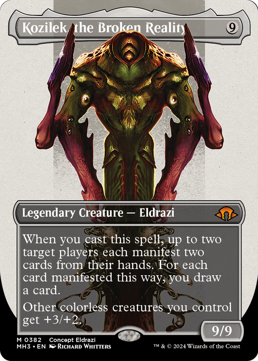 Kozilek, the Broken Reality MTG proxy card