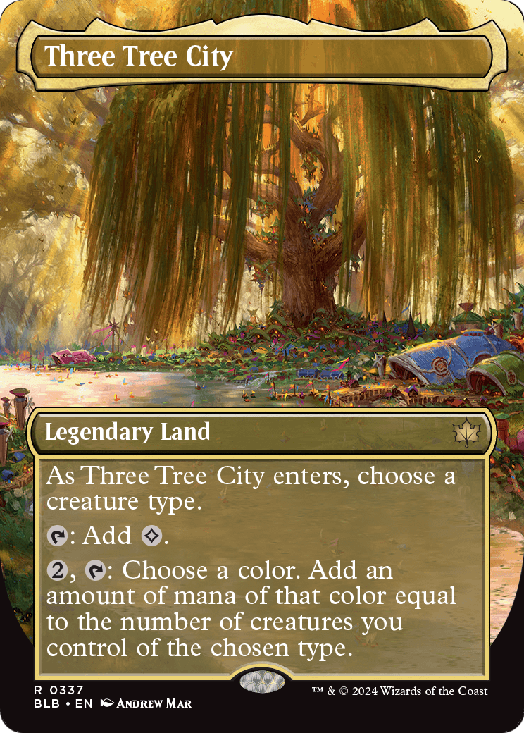 Three Tree City MTG proxy card