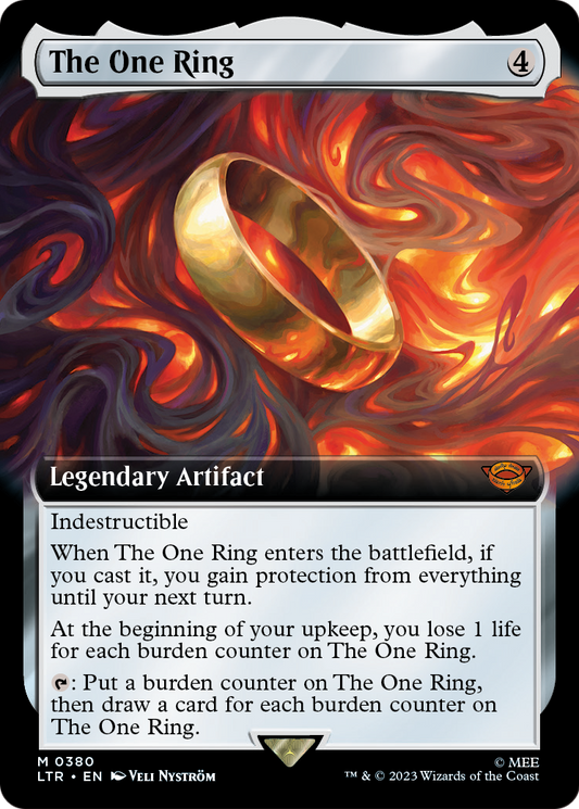 The One Ring MTG proxy card