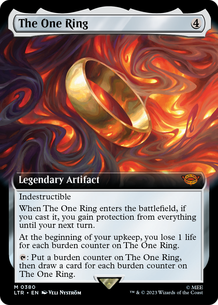 The One Ring MTG proxy card