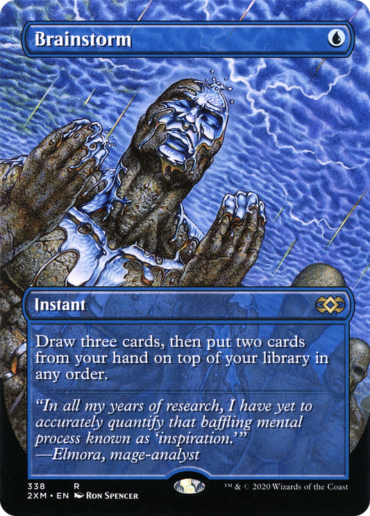 Brainstorm MTG proxy card
