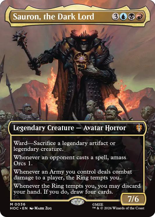 Sauron, the Dark Lord MTG proxy card