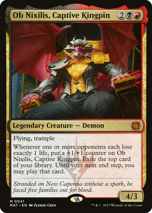Ob Nixilis, Captive Kingpin MTG proxy card