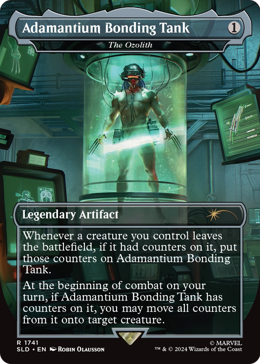 The Ozolith “Adamantium Bonding Tank” MTG proxy card