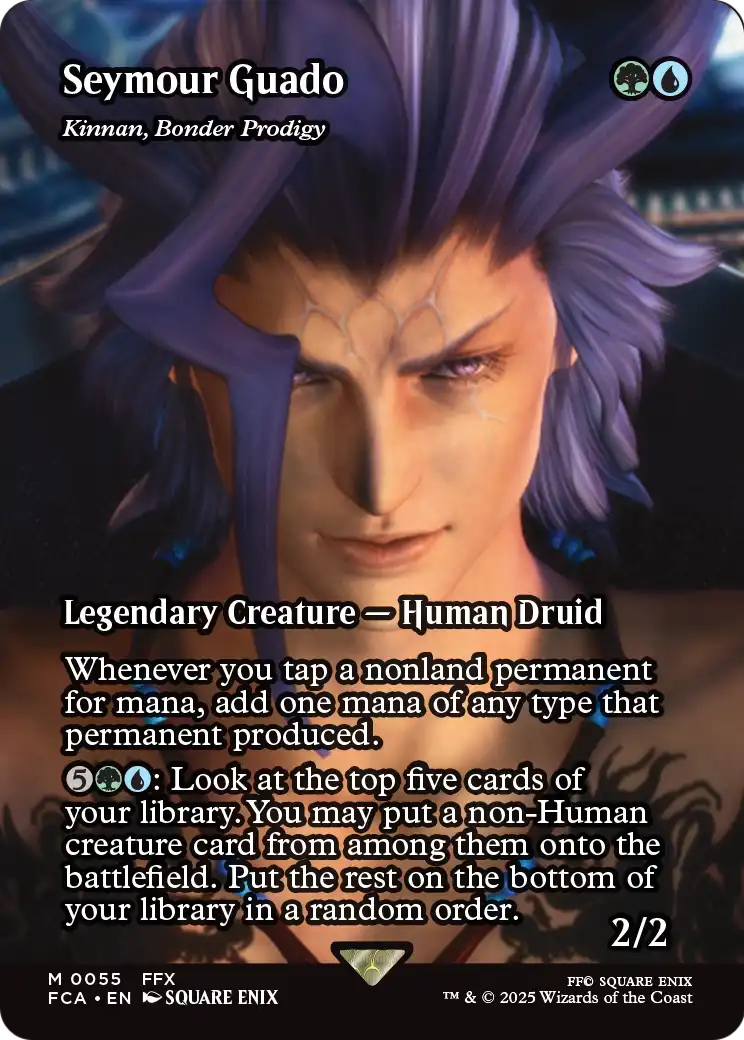 Kinnan, Bonder Prodigy “Seymour Guado” MTG proxy card