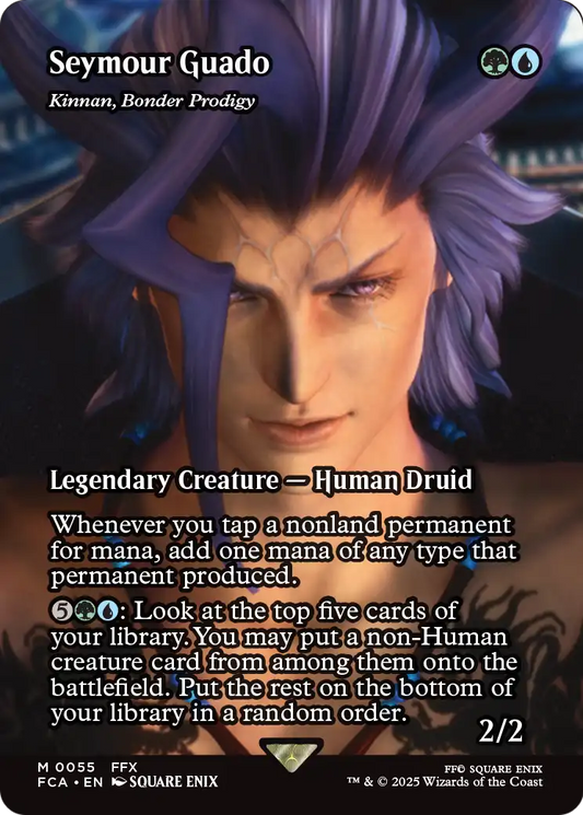 Kinnan, Bonder Prodigy “Seymour Guado” MTG proxy card