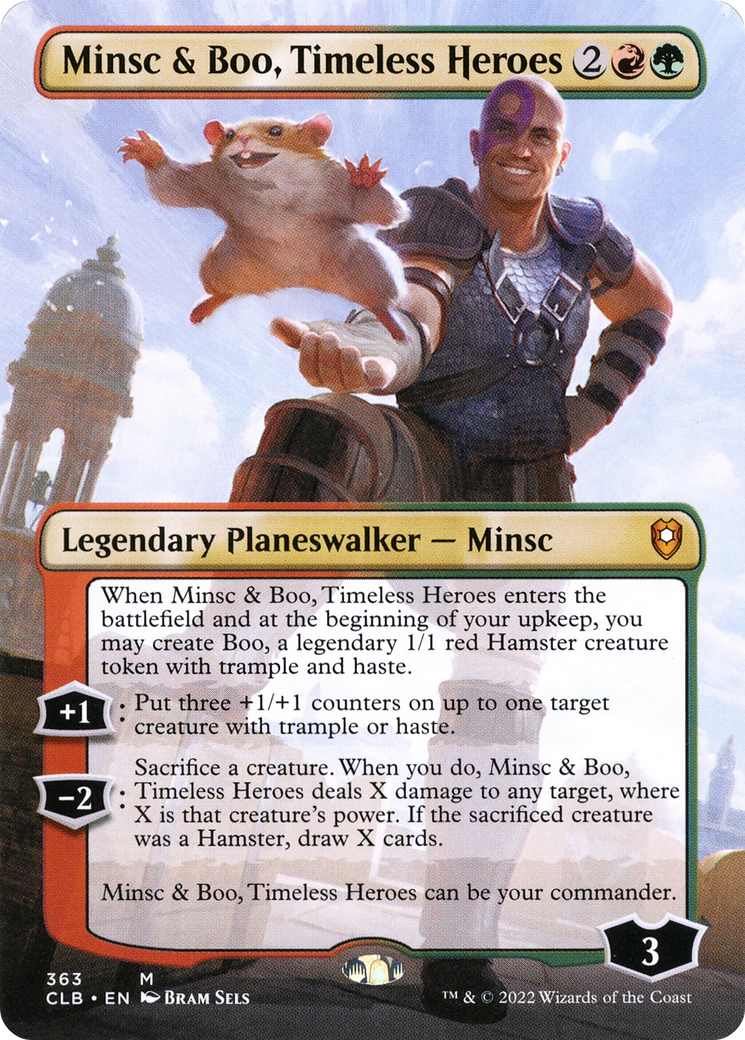 Minsc & Boo, Timeless Heroes MTG proxy card