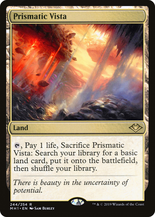 Prismatic Vista MTG proxy card