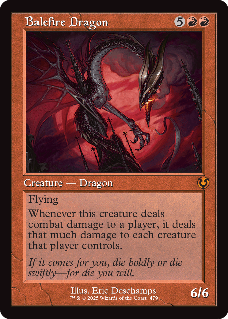Balefire Dragon MTG proxy card