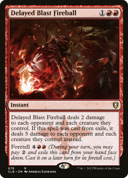 Delayed Blast Fireball MTG proxy card