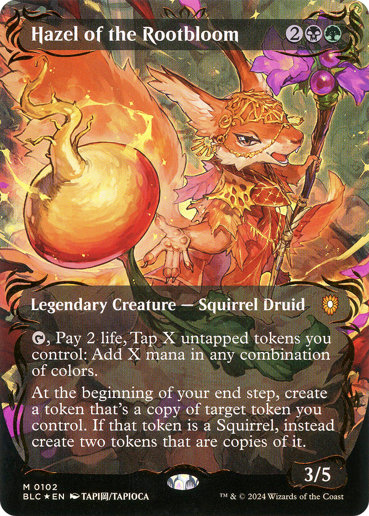 Hazel of the Rootbloom MTG proxy card