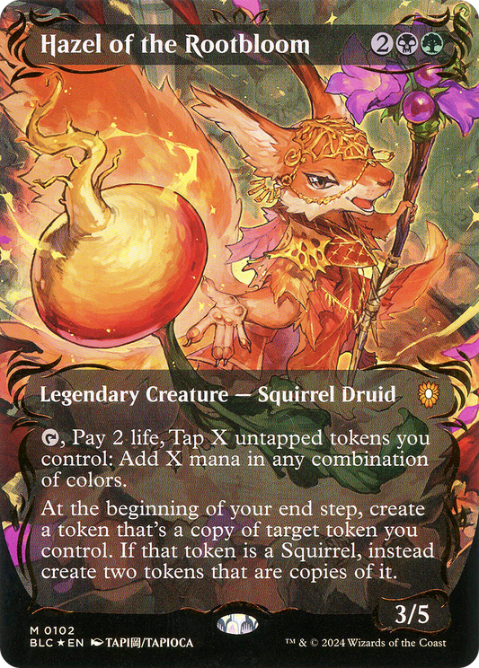 Hazel of the Rootbloom MTG proxy card