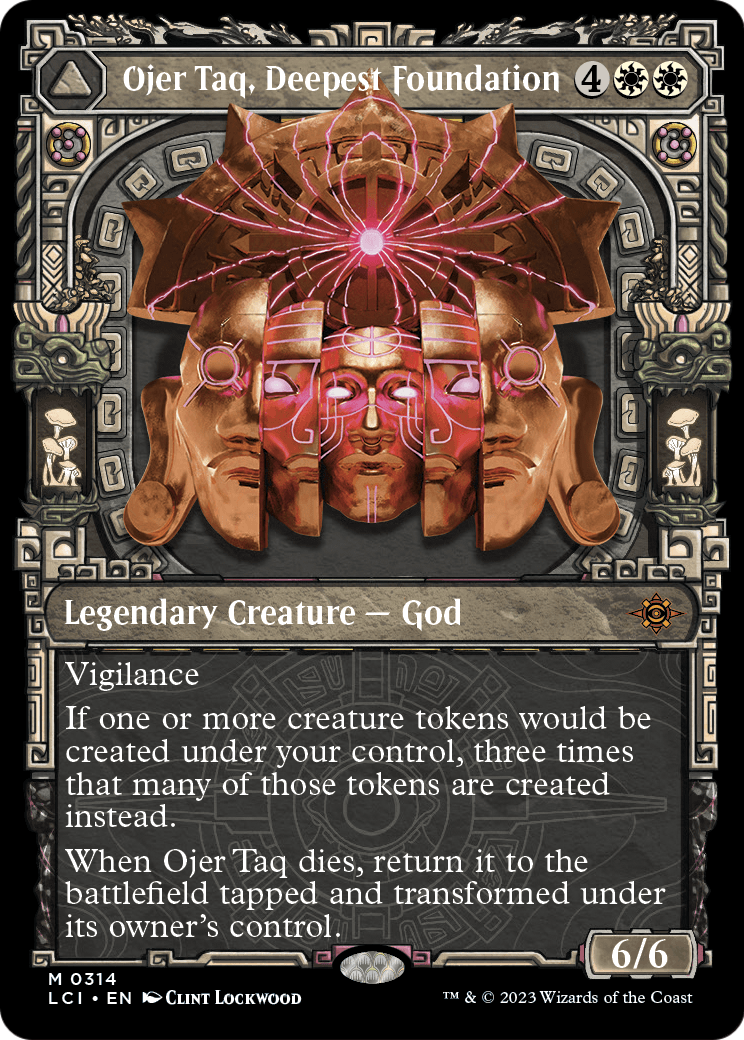 Ojer Taq, Deepest Foundation // Temple of Civilization MTG proxy card