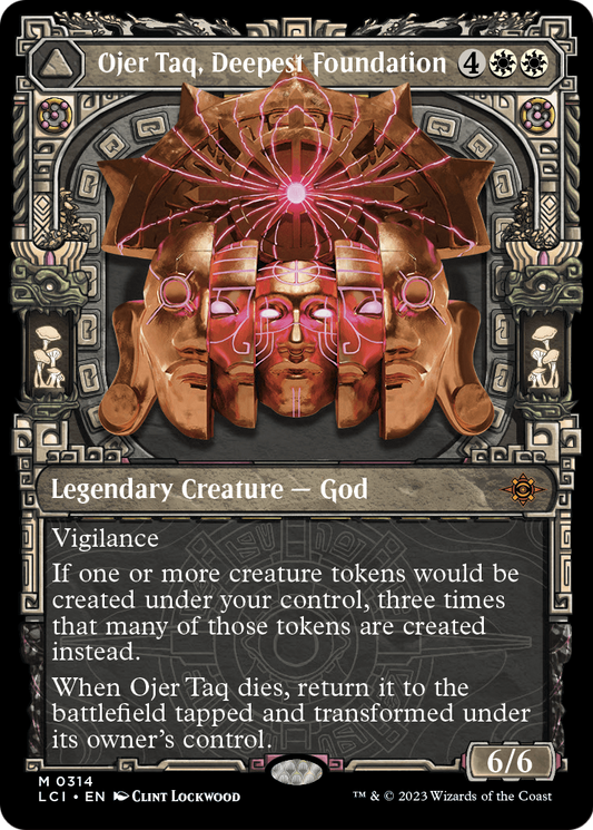 Ojer Taq, Deepest Foundation // Temple of Civilization MTG proxy card