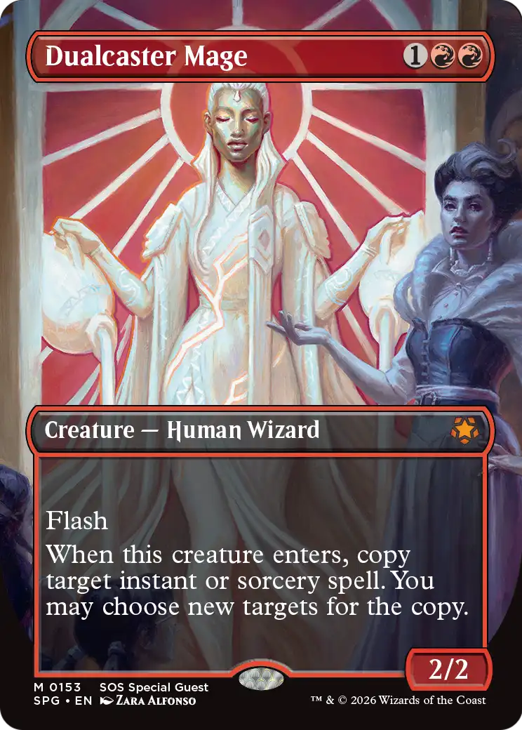 Dualcaster Mage MTG proxy card
