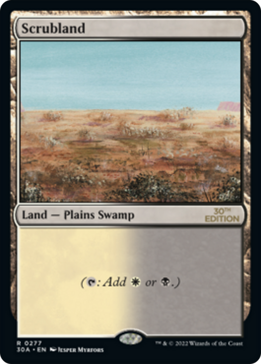Scrubland MTG proxy card