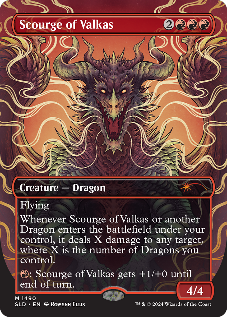 Scourge of Valkas MTG proxy card