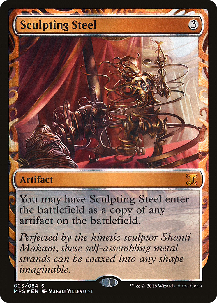 Sculpting Steel MTG proxy card