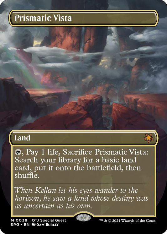 Prismatic Vista MTG proxy card