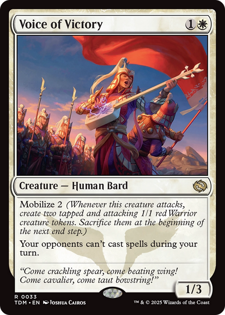 Voice of Victory MTG proxy card