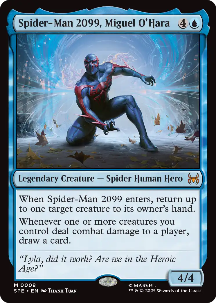 Spider-Man 2099, Miguel O'Hara MTG proxy card