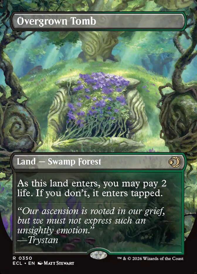 Overgrown Tomb // Overgrown Tomb - Lorwyn Eclipsed – MTG Proxy Card