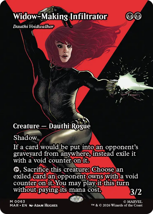 Dauthi Voidwalker “Widow-Making Infiltrator” MTG proxy card