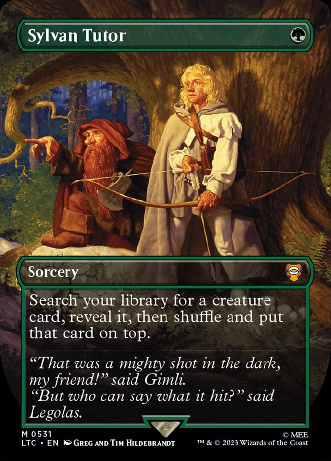 Sylvan Tutor MTG proxy card