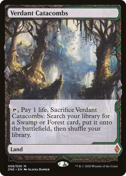 Verdant Catacombs MTG proxy card