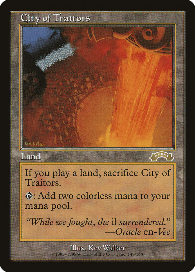 City of Traitors - Exodus (Foil) – MTG Proxy Card