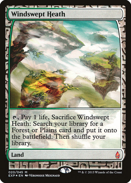 Windswept Heath - Zendikar Expeditions (Foil) – MTG Proxy Card