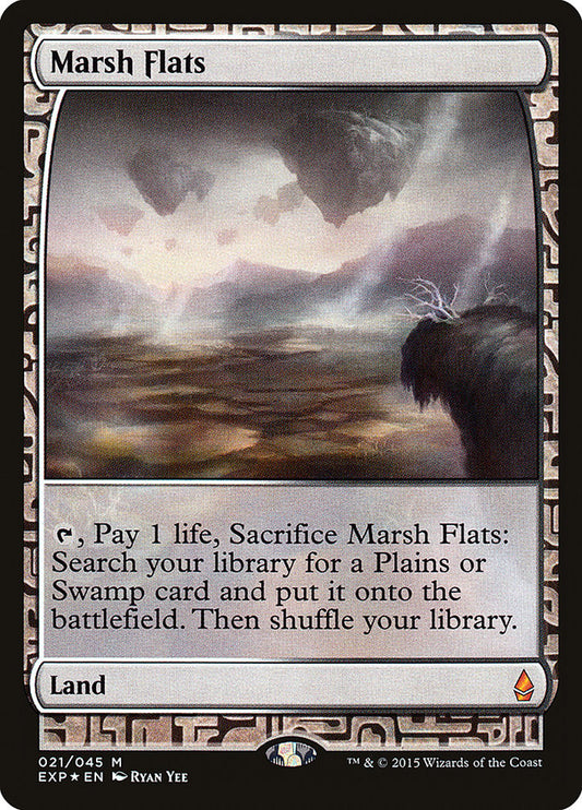 Marsh Flats - Zendikar Expeditions (Foil) – MTG Proxy Card