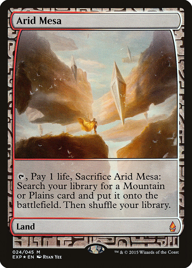 Arid Mesa - Zendikar Expeditions (Foil) – MTG Proxy Card