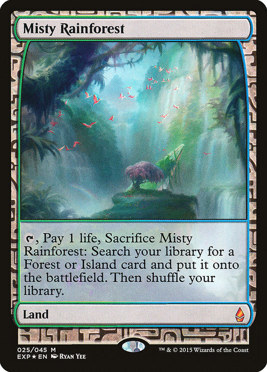 Misty Rainforest - Zendikar Expeditions (Foil) – MTG Proxy Card