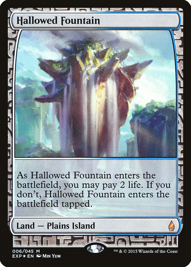 Hallowed Fountain - Zendikar Expeditions (Foil) – MTG Proxy Card