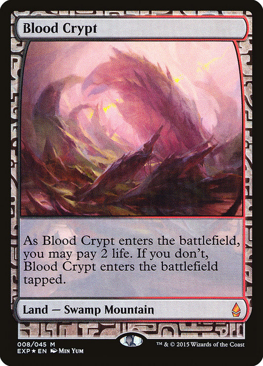 Blood Crypt - Zendikar Expeditions (Foil) – MTG Proxy Card