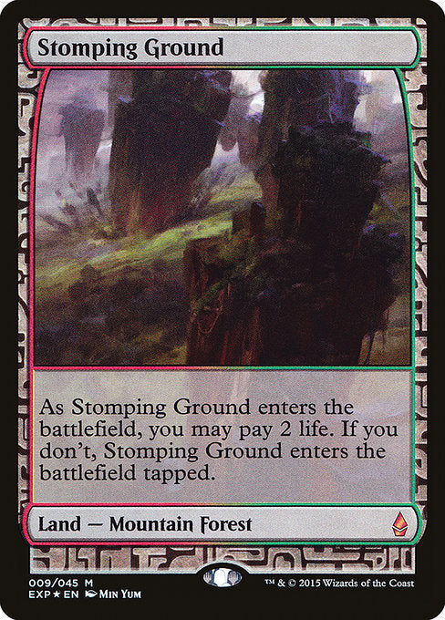 Stomping Ground - Zendikar Expeditions (Foil) – MTG Proxy Card